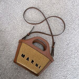 Designer inspired Raffia Mini Bag